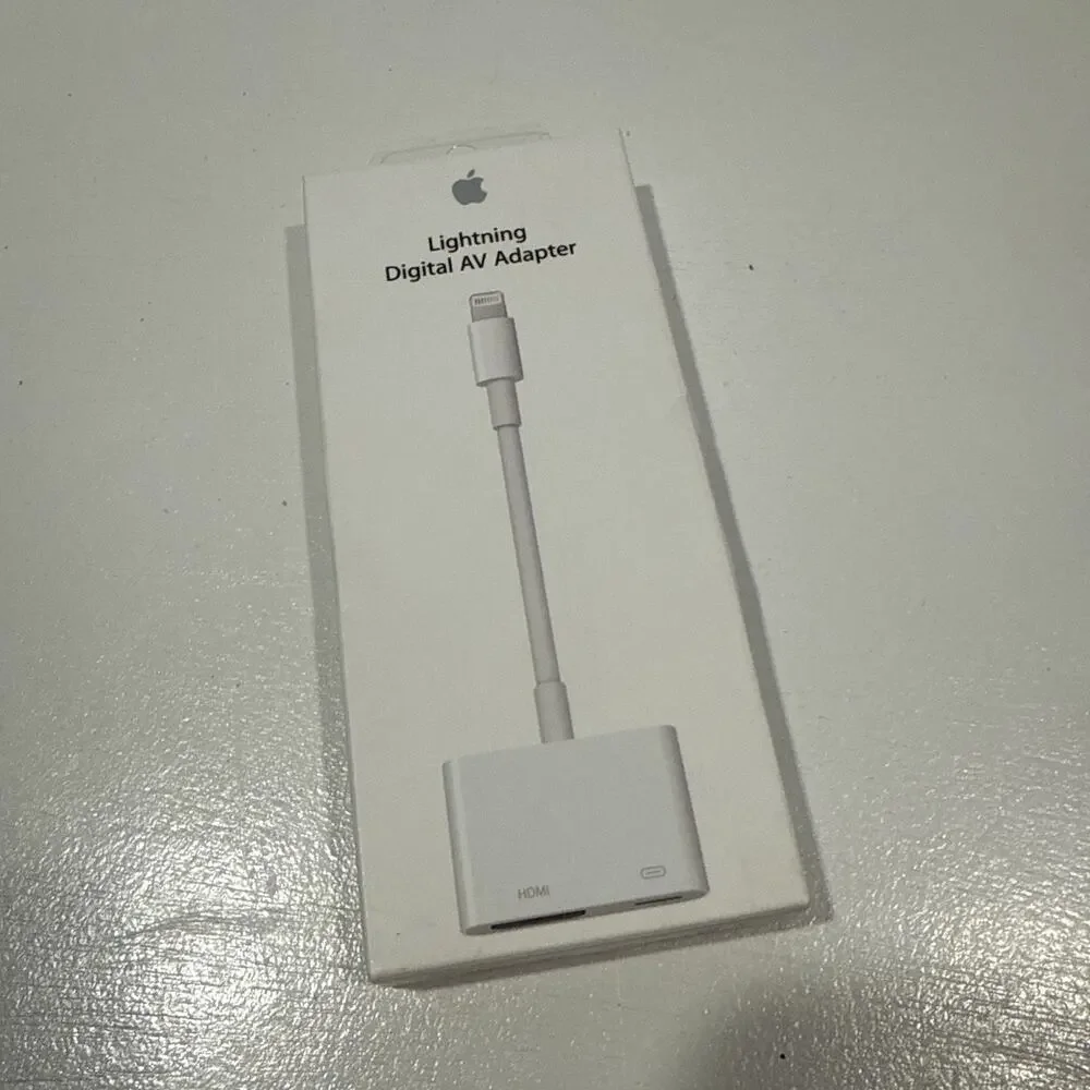 Genuine Sealed New Apple Lightning Digital AV Adapter MW2P3AM/A A1438 HDMI White